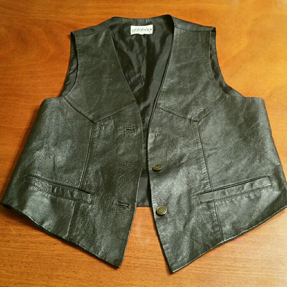 Vintage Leather Vest